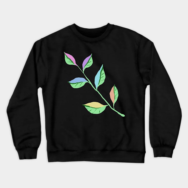 Colorful Leaves Crewneck Sweatshirt by KelseyLovelle